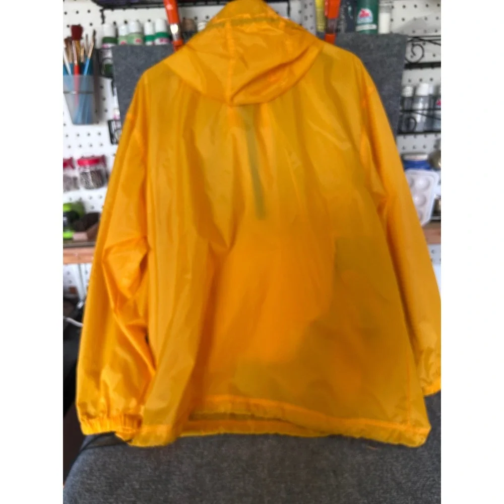 Vintage Imagine Sportswear NAPA Gaskets Windbreaker Yellow Anorak Jacket Large